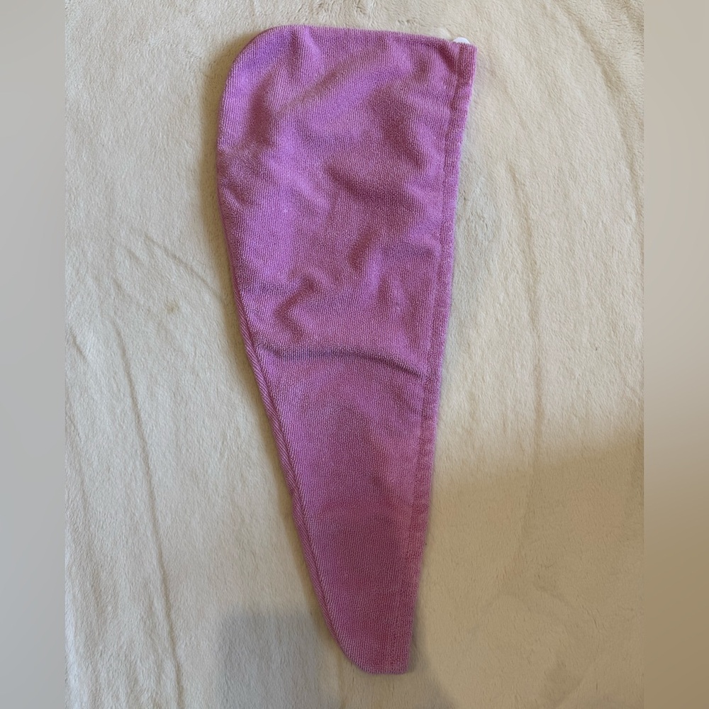 Pink Hair Towel Wrap